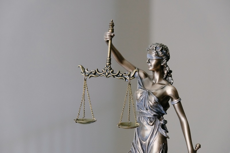 Lady Justice Holding Scales